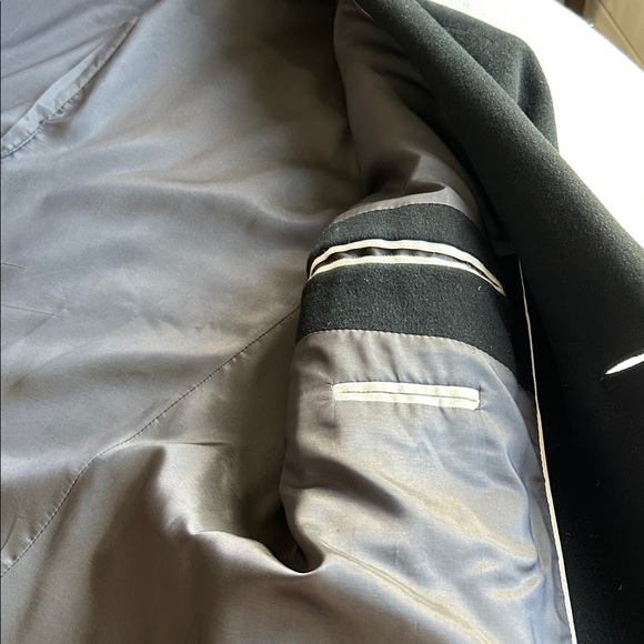 BOSS Hugo Boss Mens Long Black Coat. Wool and Cashmere. 56 (46 US Size) - Picture 12 of 17